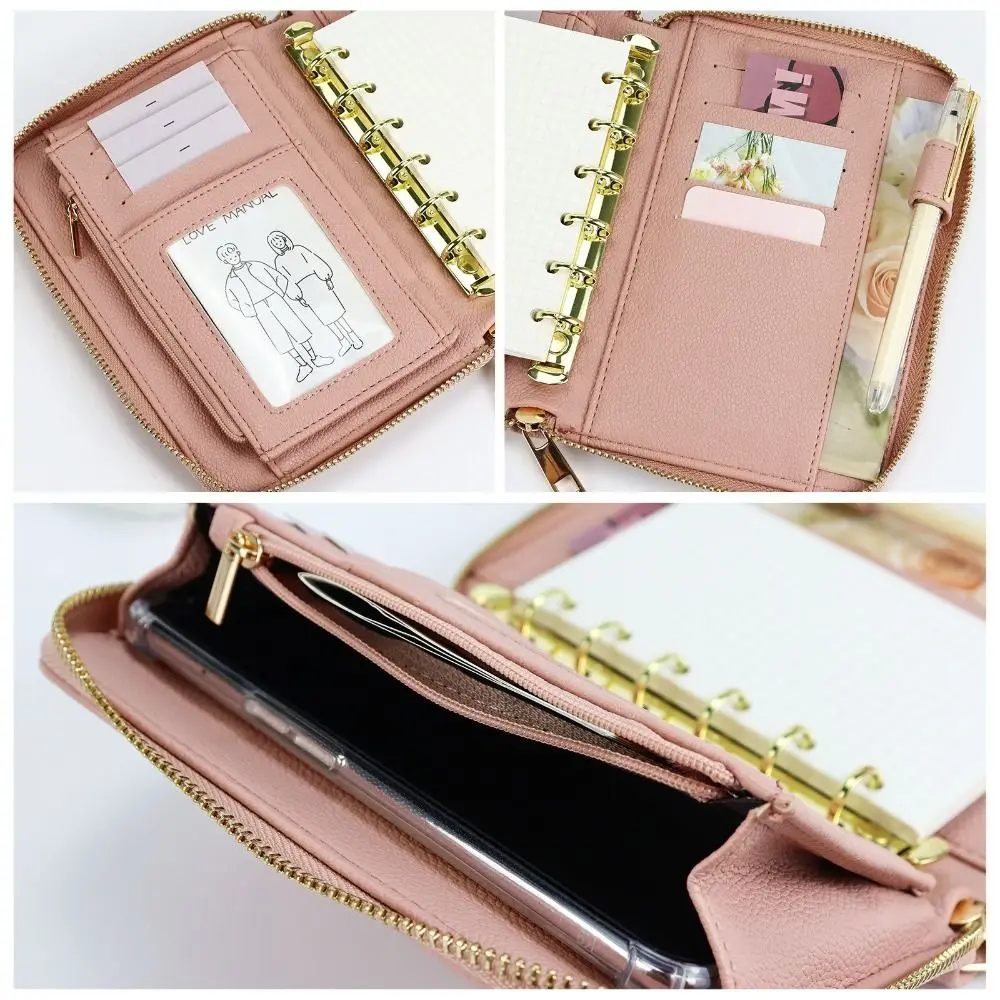 Fashion PU Leather Card Bag Solid Color Large Capacity Card Case Multiple Card Waterproof Card Holder