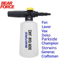 High Pressure Washer Snow foam lance foam gun Foam Nozzle Car Soap Foam Wash for Lavor Vax Champion Denzel Sterwins Parkside