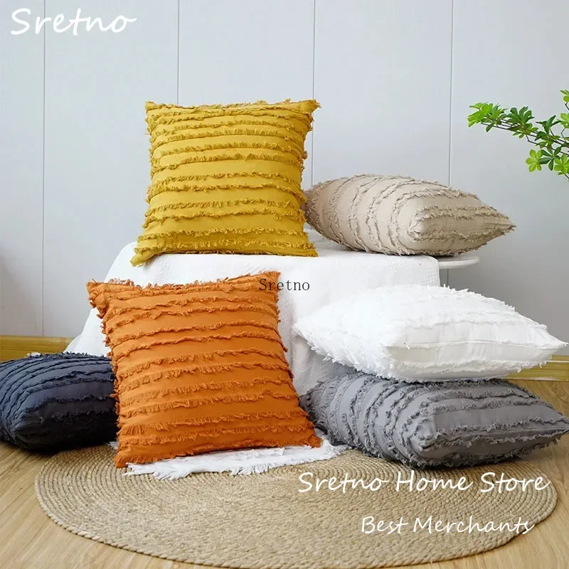 

Bohemian Cotton and Linen Cushions Cover Living Room Decoration Pillow Cases Sofa Bed Home Decorative Pillow Covers Funda Cojin