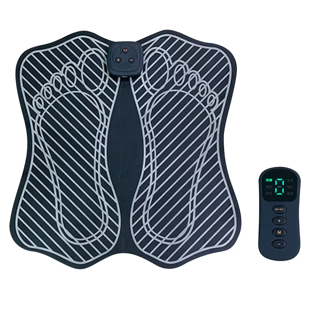 

Pad Remote Charging Massage Cushion Physiotherapy 6 Modes 9 Strengths Foot Massager Gym Travel Use Foot Care