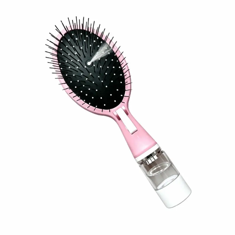 Multi-Function Spray Massage Comb Hair Care Anti-Frizz Air Cushion Brush Anti-Static Portable 2-In-1 Misting Hair Brush Women