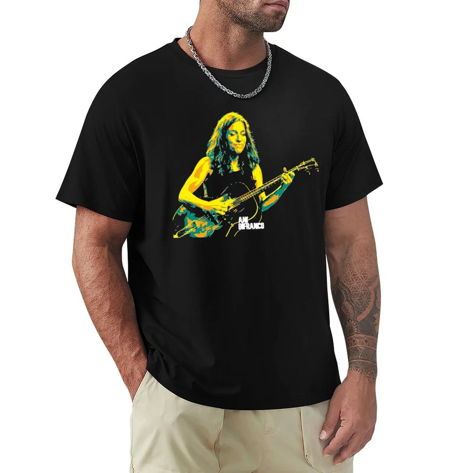 

Ani DiFranco. Angela Maria. American singer-songwriter v2 T-Shirt summer top vintage anime shirt mens graphic t-shirts anime