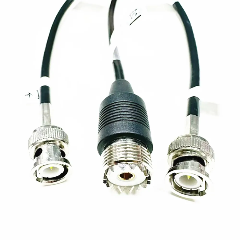5.0 RF Connecting Cable 50-3 BNC Male to UHF  Female SO239 20cm length Pure Copper for Motorola Base Car Radio