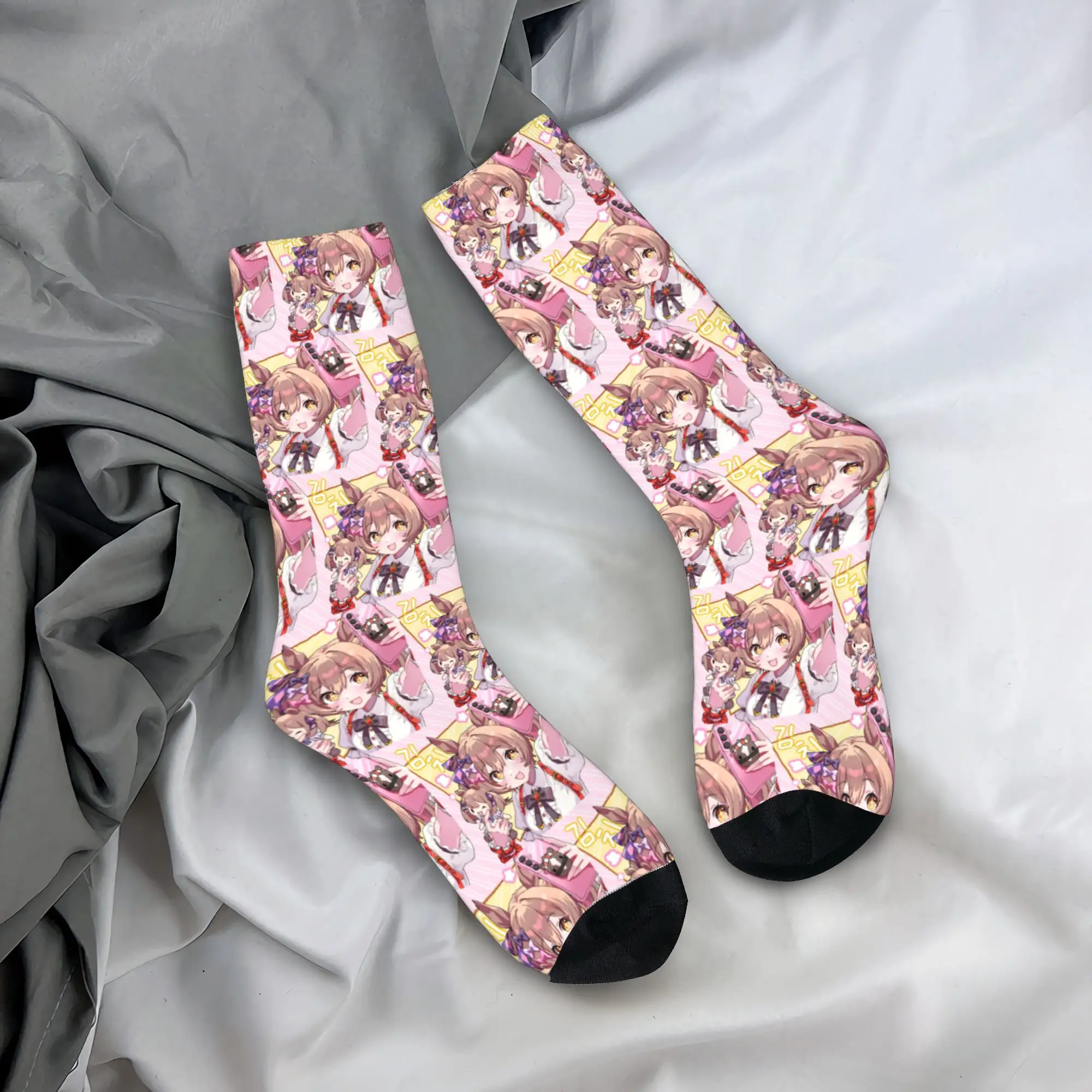 Smart Flacon Umamusume Pretty Derby Socks Men Women Casual  Socks Crazy Spring Summer Autumn Winter Middle Tube Stockings Gifts