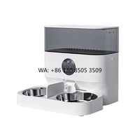 Tuya App-Controlled Portable 5L/7L Automatic Pet Feeder Battery Food Dispenser Two-way Splitter Double Bowls For Two Cats Dogs