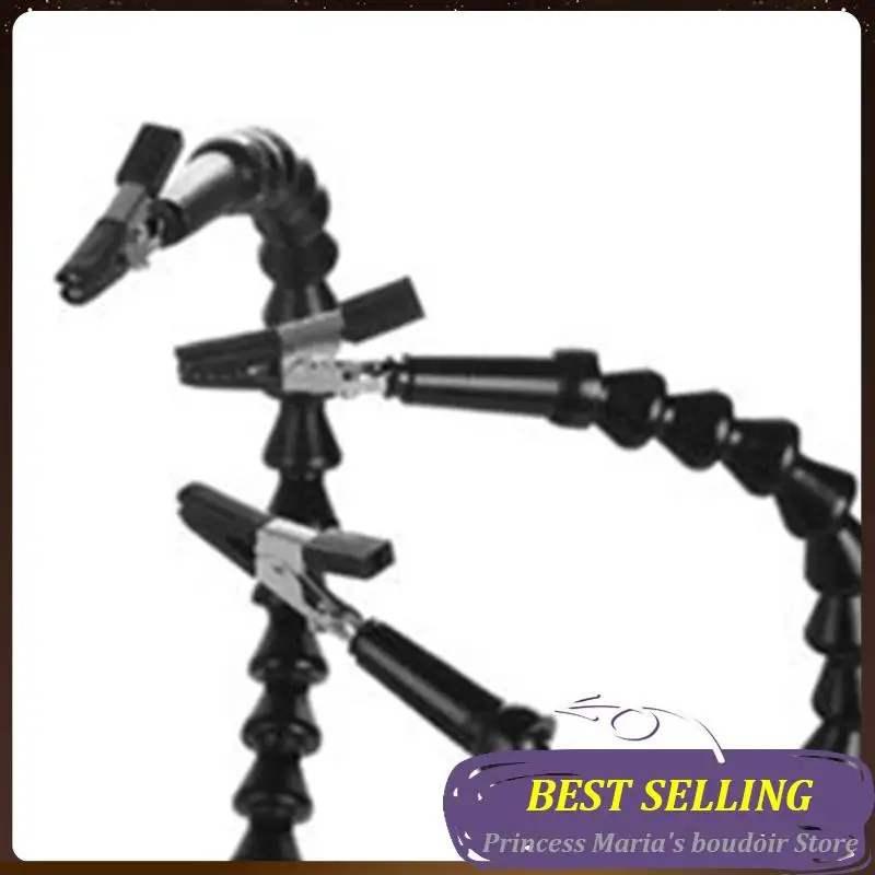 

AB30-Трое ручное паяльное устройство для печатных плат, инструмент для помощи рук, поделки, сварочная станция для хобби, USB-вентиляторы постоянного тока, 6 шт., гибкие руки