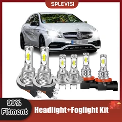 led lights for car Headlight Headlamp Foglight 6000K White For Mercedes Benz A Class W176 2012-2018 2013 2014 2015 2016 2017