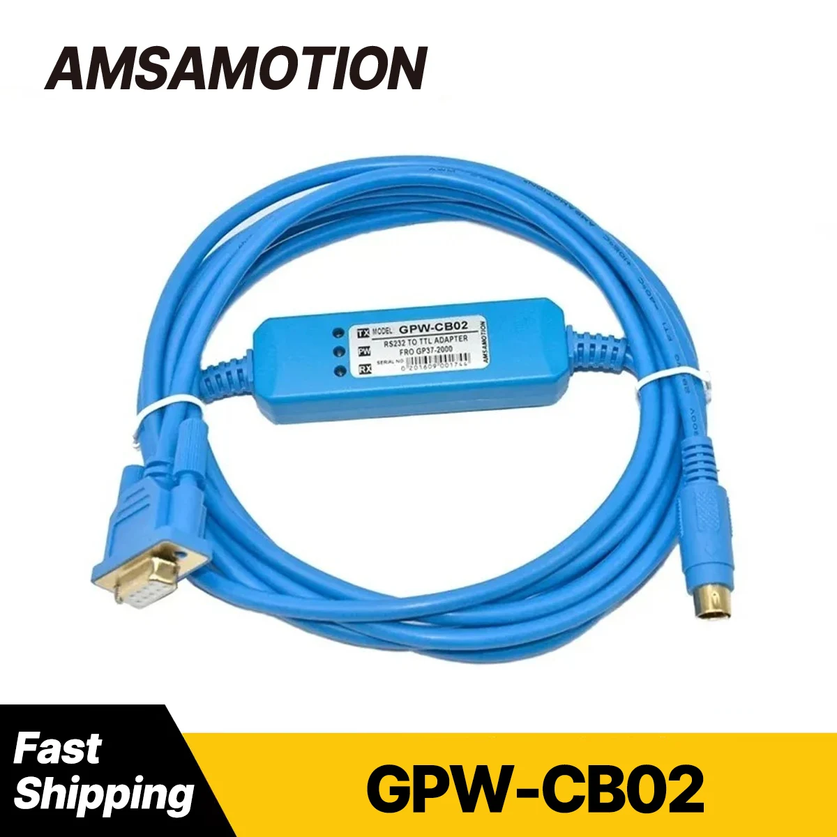 Amsamotion GPW-CB02 Suitable for Proface GP2000 GP2500 GP37W2 Touch Screen Programming Cable Download Line
