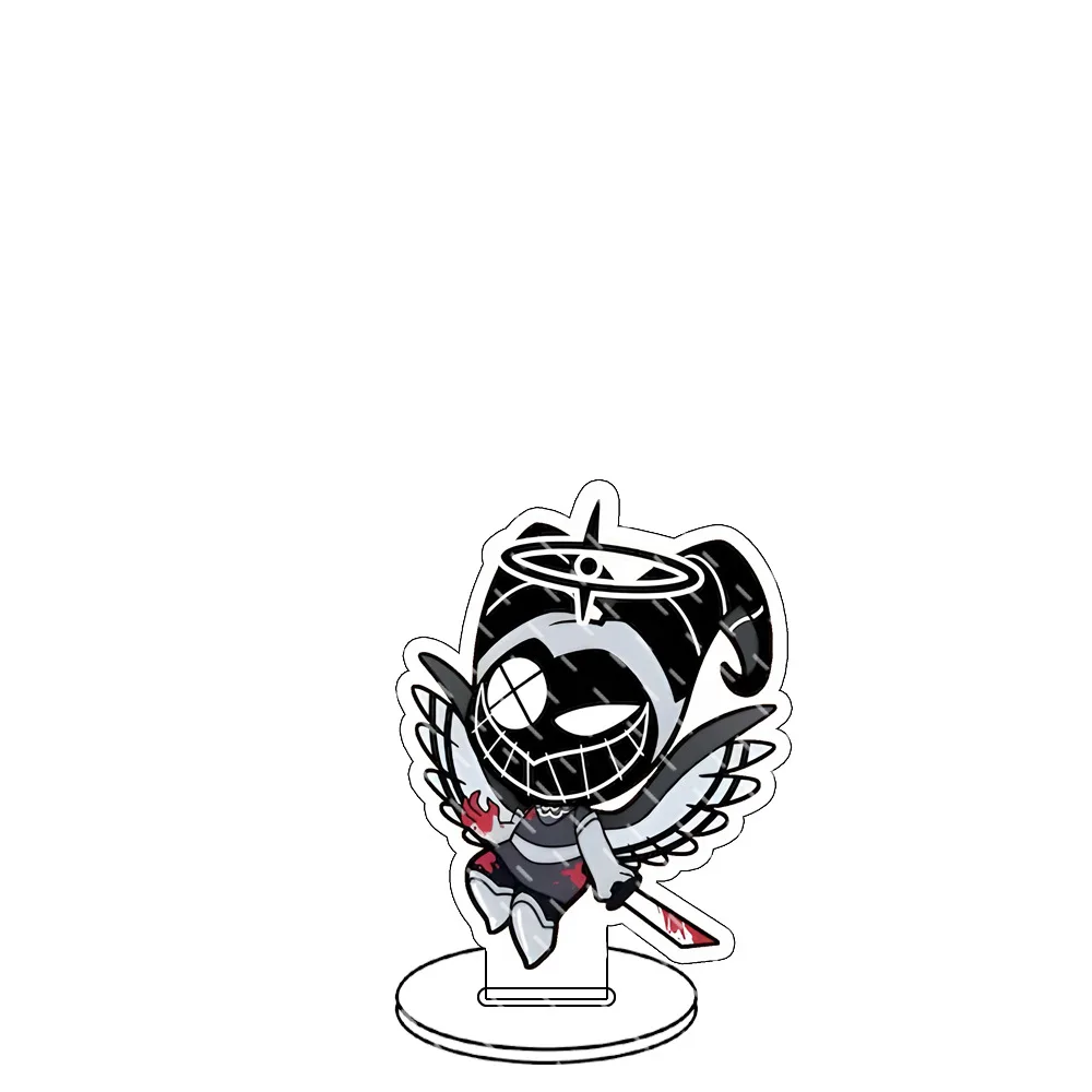 Hazbin Hotel Val Vox Vel Ad Lucifer Alastor Vaggie Anime Peripherals Funny Cartoon Ins Acrylic Stand Ornament Kid Toys Gift