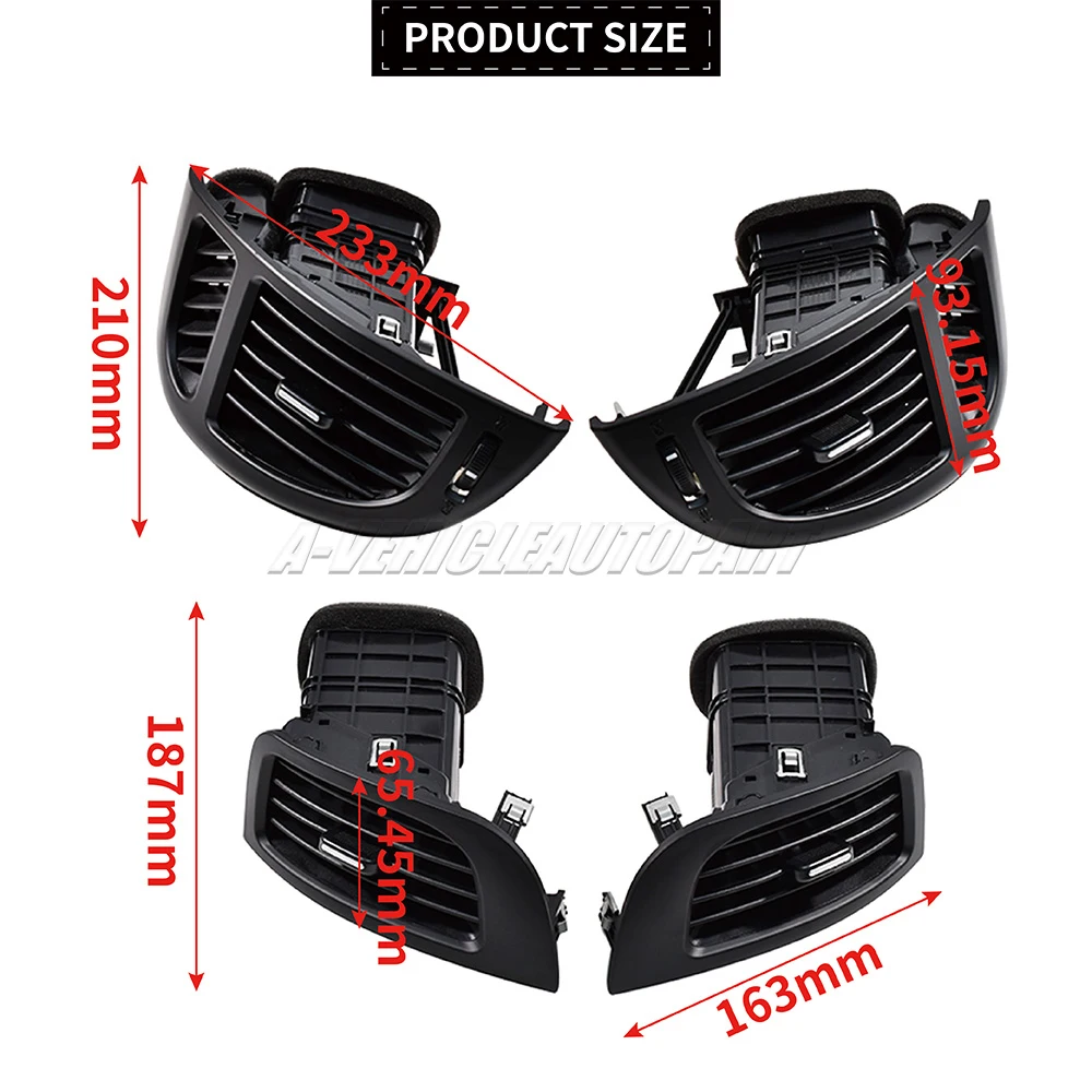 For FORTE CERATO 2008-2013 Air conditioning A/C outlet front air outlet center Vents Plate Panel Car Accessories