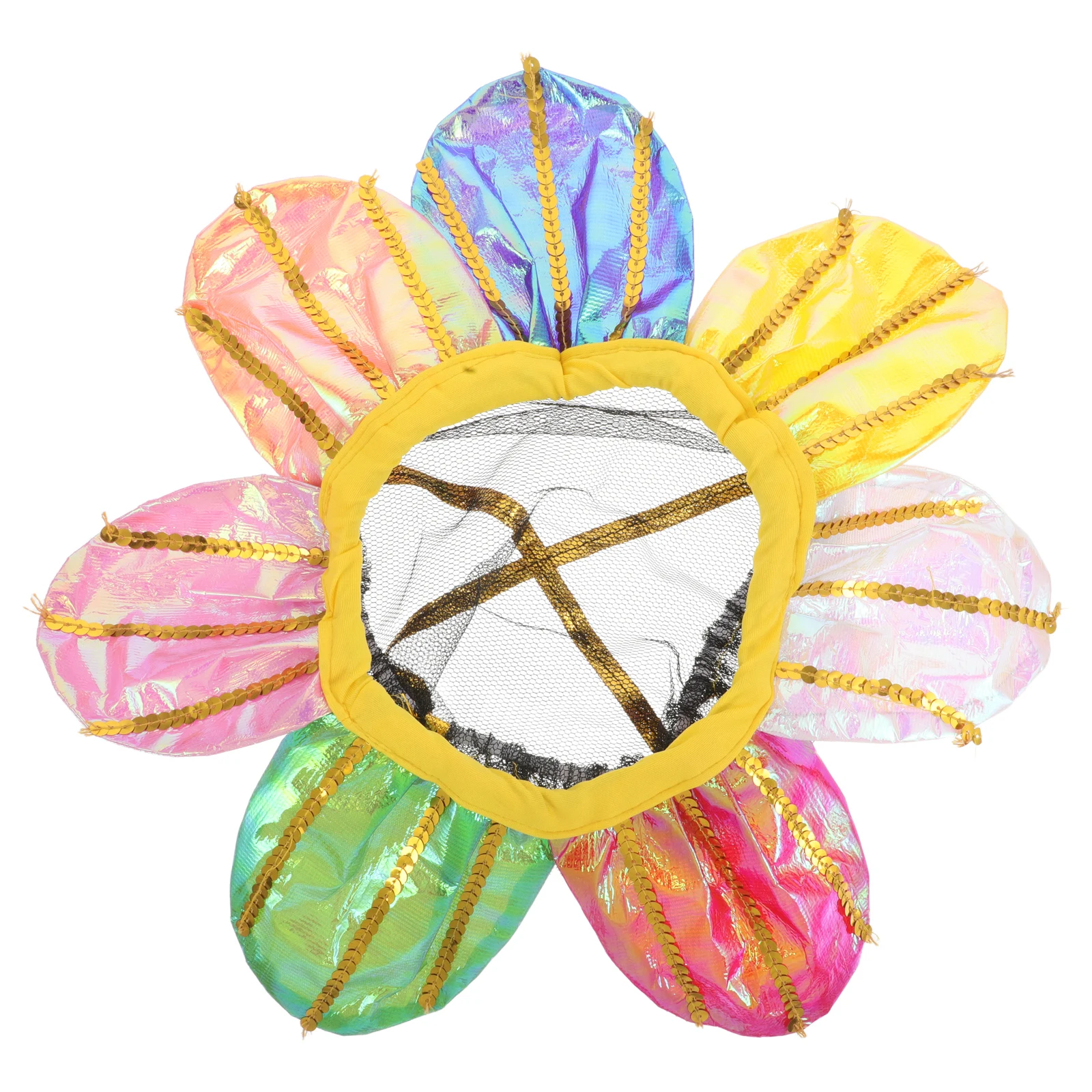 

Sunflower Headgear Costume Headpiece Colorful Headband Daisy Wreath Hairband Carnival Accessories Child Lightweight Polyester