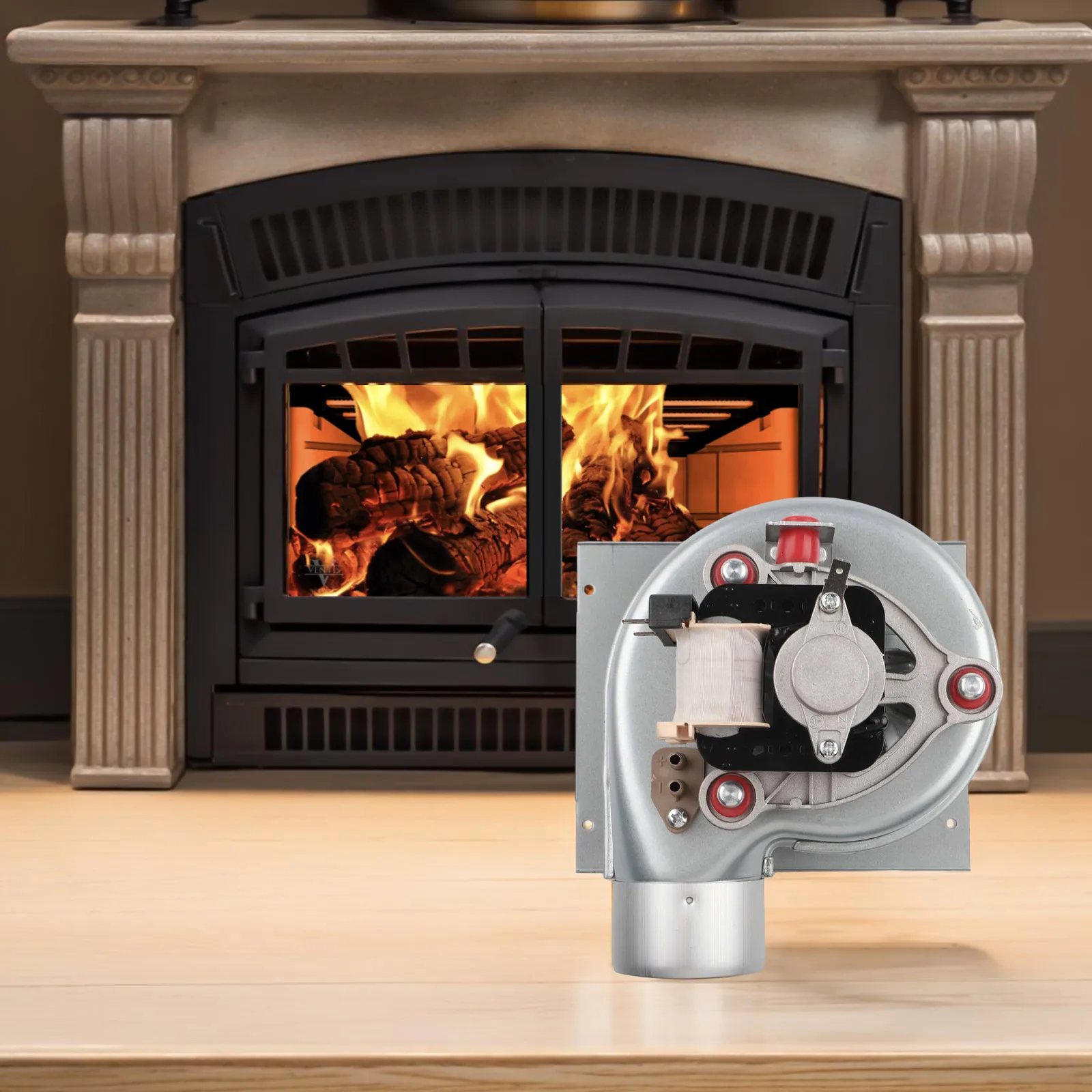 

Двигатель вентилятора печи для камина, высокая термостойкость, 2000 об/мин, аксессуары для вентиляторов для домашнего отопления