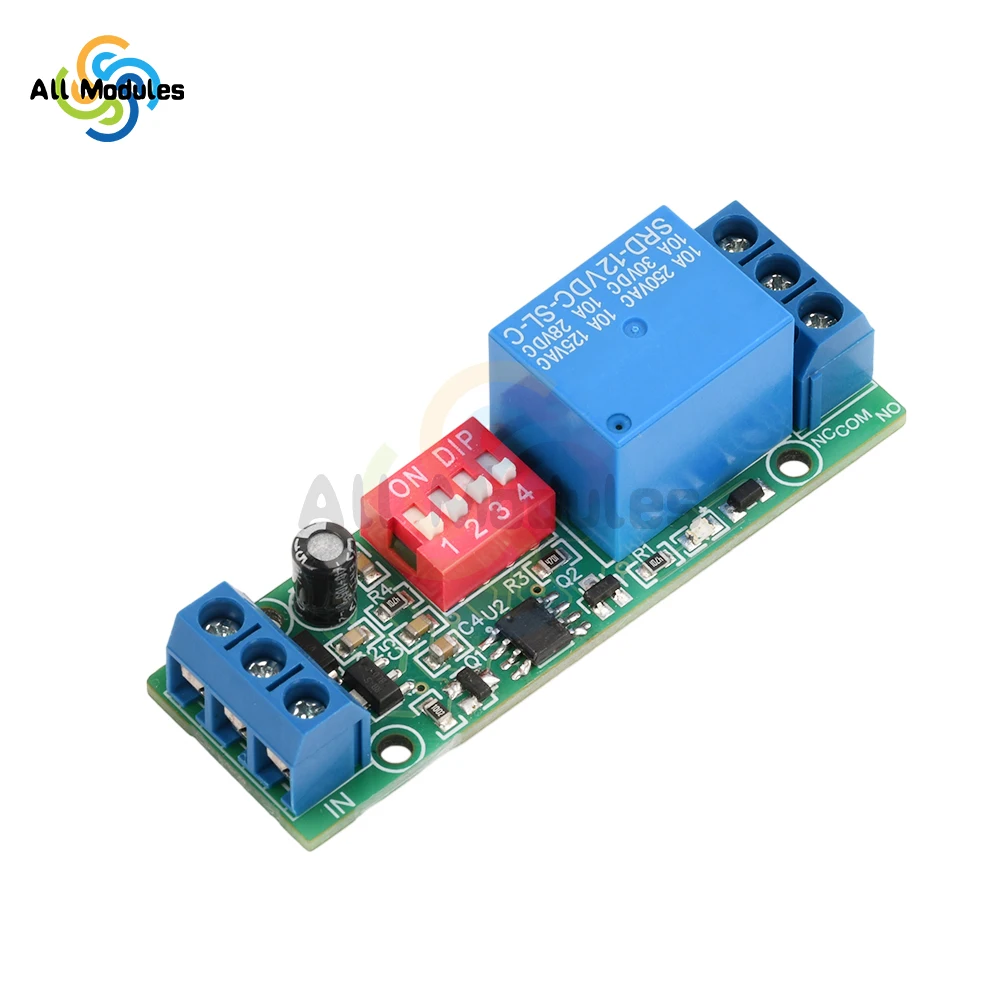 DC 12V 10A Turn Signal Relay Module Signal Change Control On Off Relay Double Frequency Relay Switch Module