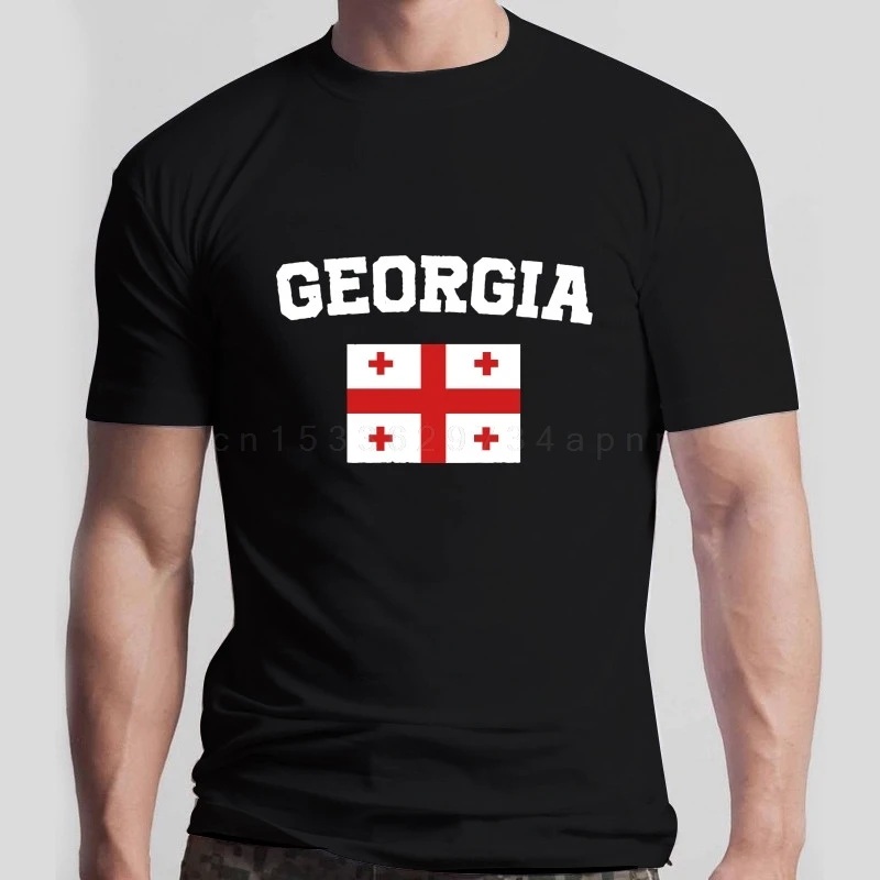 Men tshirt Georgian Flag Shirt    Georgia T Shirt  T Shirt women T-Shirt tees top