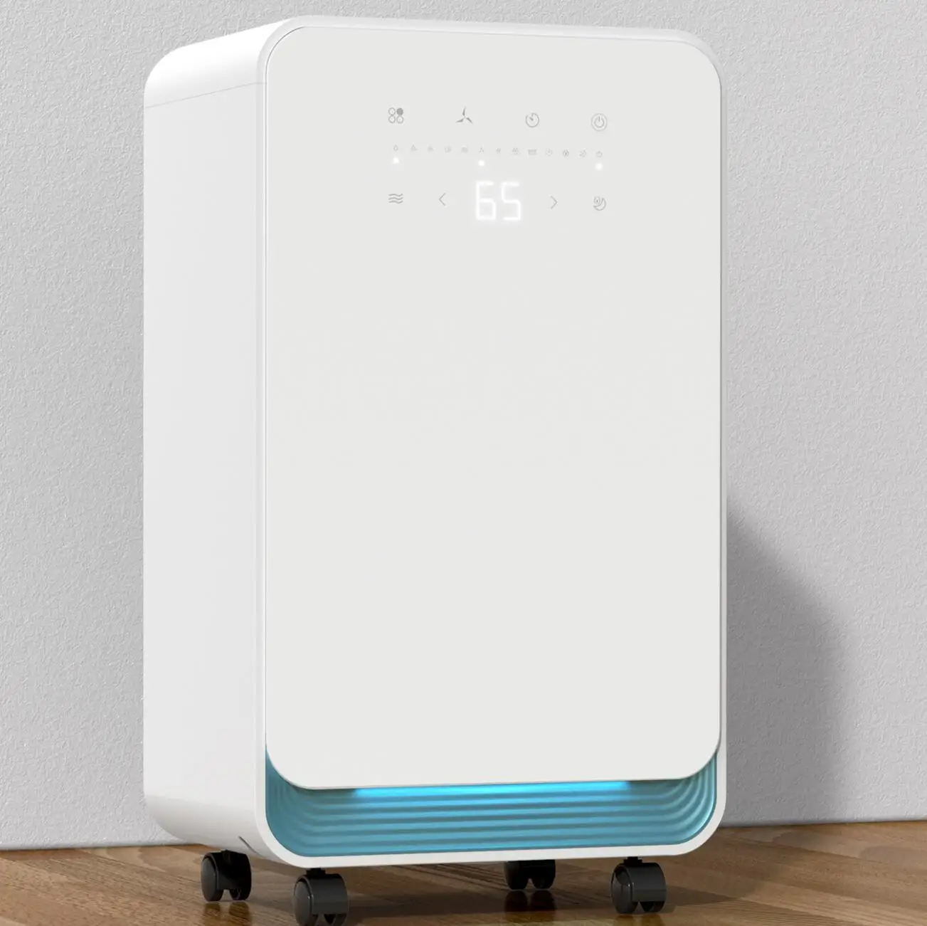 Deumidificatore d'aria con compressore super silenzioso Smart Wifi da 12 litri/giorno con timer 24 ore per la casa