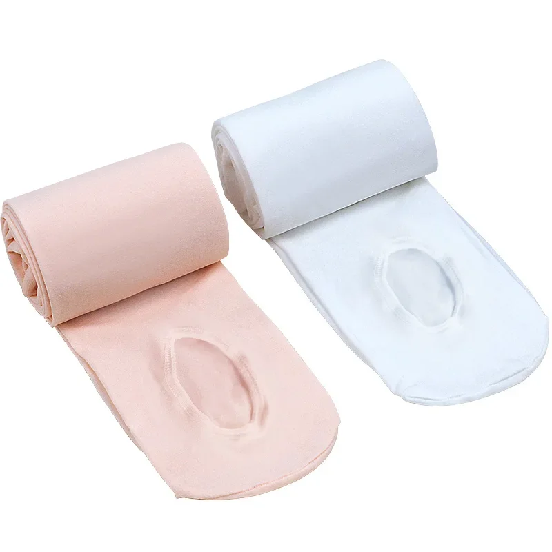 Kids Dance Socks Spring Summer Mesh Tights Girls Ballet Tights Nude Color Practice Socks for Dance Training