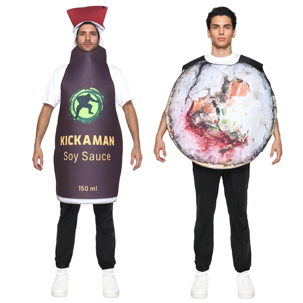 

loween Sui Soy Sauce Props Adult Cosplay Costume for Stage Performance Bar Entertainment Outfit 2025 Summer New Arrival