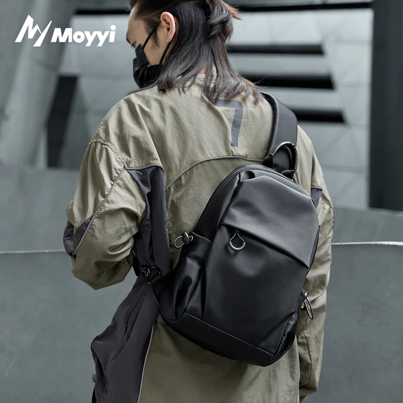 MATE ELAN Waterproof Oxford Crossbody Sling Bag Men Women Ipad Shoulder Bag Outdoor Hiking Travel Backpack