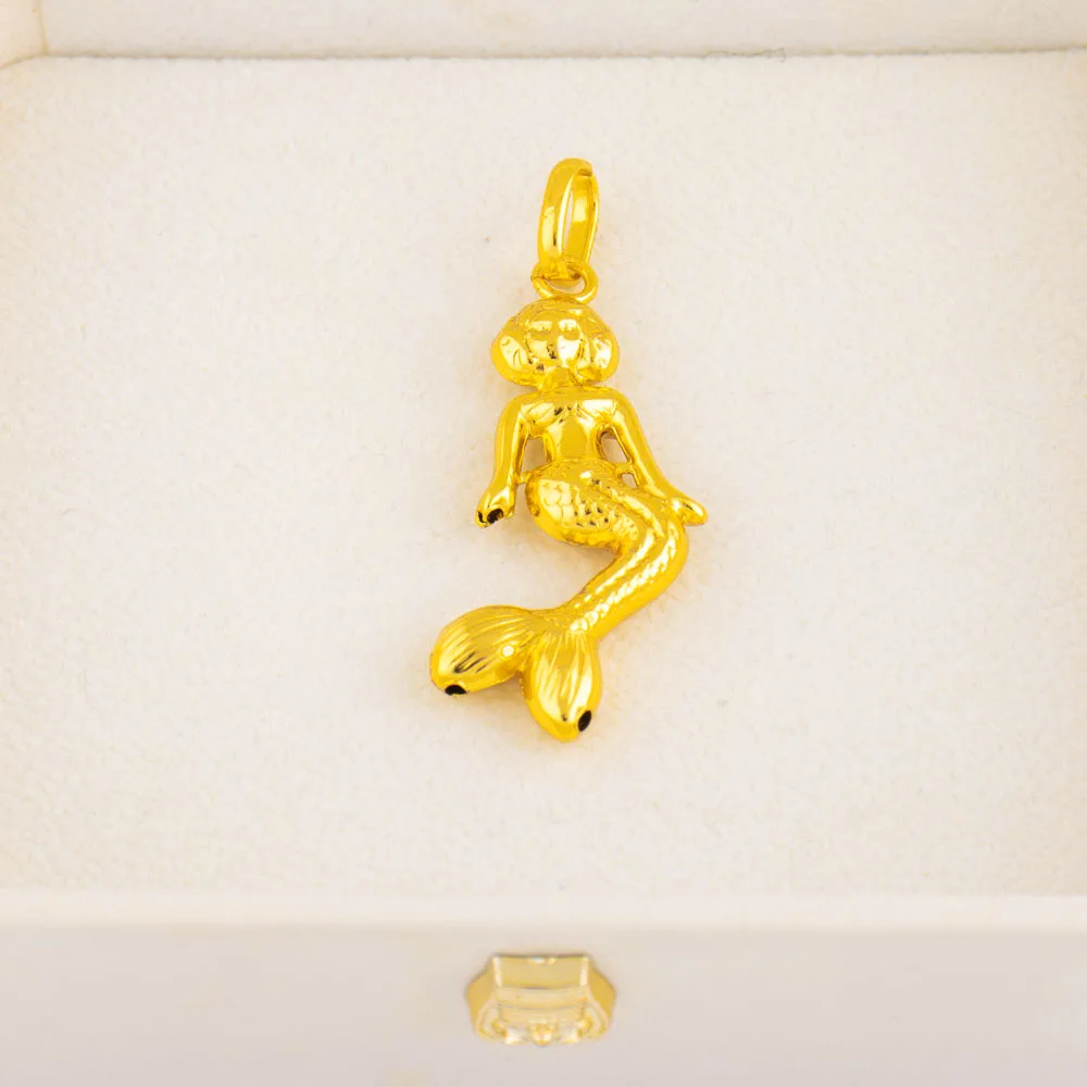 Mode Meerjungfrau Schlüssel Anhänger für Frauen Halsketten Kupfer Überzogene Schmuck Zubehör Herstellung Komponente Großhandel – Detail 6