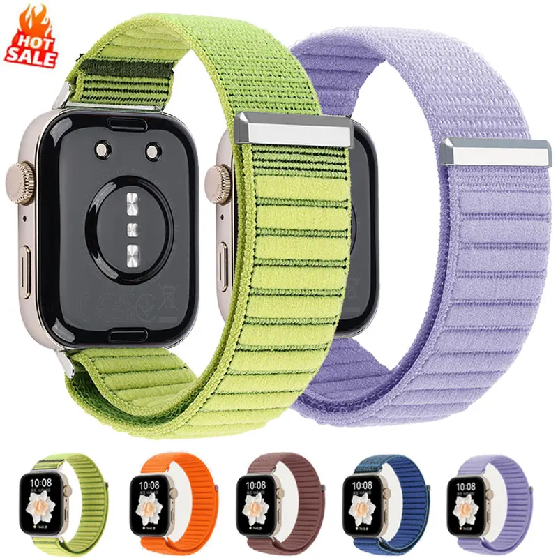 Nylon Loop Band For Huawei Watch Fit 4 Pro Strap Accessories Breathable Sport Official Bracelet Correas for Huawei Watch fit 4/3