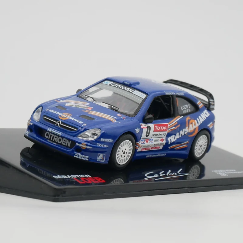 Ixo 1:43 Scale Diecast Alloy Citroen Xsara WRC 2006 Toys Cars Model Classics Adult Gifts Collection Souvenir Static Display