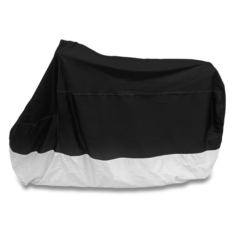 Black And Silver Motorcycle Clothing Electric Vehicle Rain Cover Bicycle Cover For Sun Protection And Dust Protection Parts