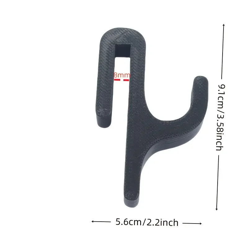 1PCS Plastic Shower Hooks Clothes Bathroom Towels Organizer Caravan Motorhome Storage Accessories For 8mm Glass