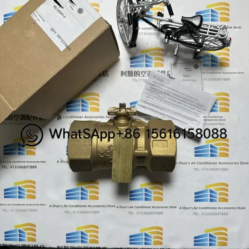 Johnson Controls VG1205FT-C DN50 Two Way Threaded Ball Valve HVAC Water Flow Control Actuator Compatible Replacement No