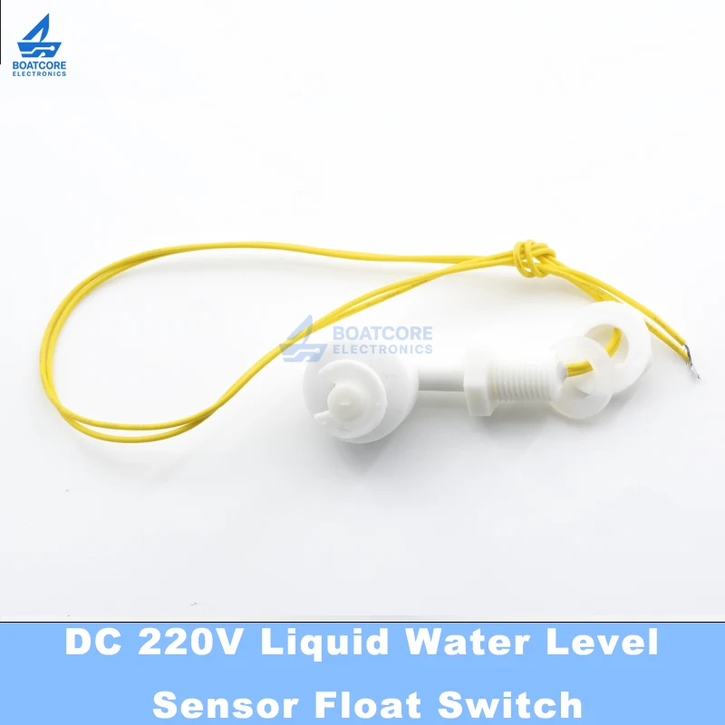 1PCS Mini Float Switch Water Level Sensor DC 220V Right Angle Liquid Level Controller for Fish Tank Aquarium Float Switch