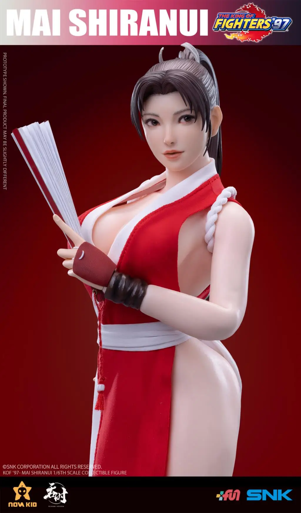 [IN VOORRAAD] SNK Copyrighted Autorisatie King of Fighters 97 Mai Shiranui TS-XZZ-002 Action Figure Speelgoed Met Doos
