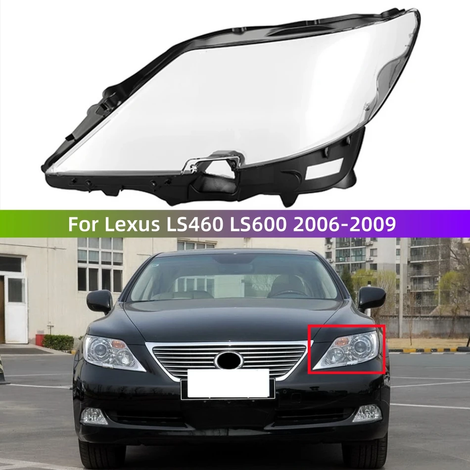 

For Lexus LS LS460 LS600 2006 2007 2008 2009 Accessories Vehicles Transparent PC Material Front Lamp Lens