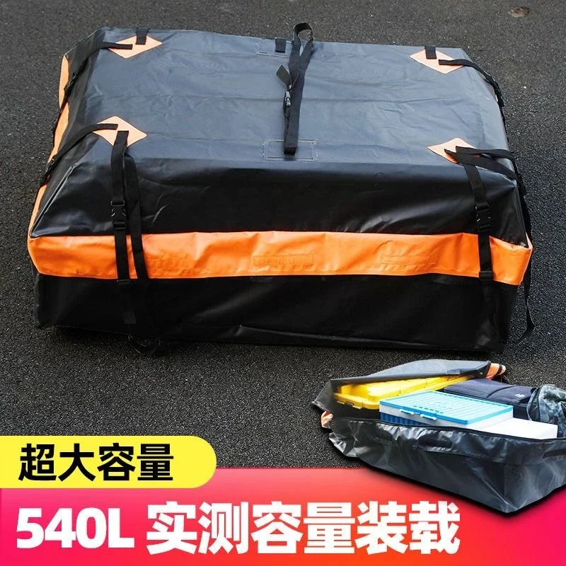 NEW Off-road Vehicle SUV Roof Waterproof Roof Bag Large Capacity Rainproof Car Luggage Rack Waterproof Luggage Bag Rainproof Bag