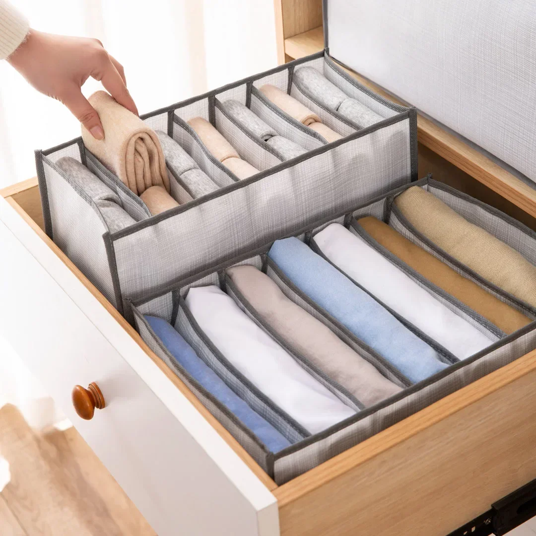 Clothing Dust Covers Storage Boxes Detachable Washable Pants Clothes Organization Dust-proof Box Sorting Large Capacity Home