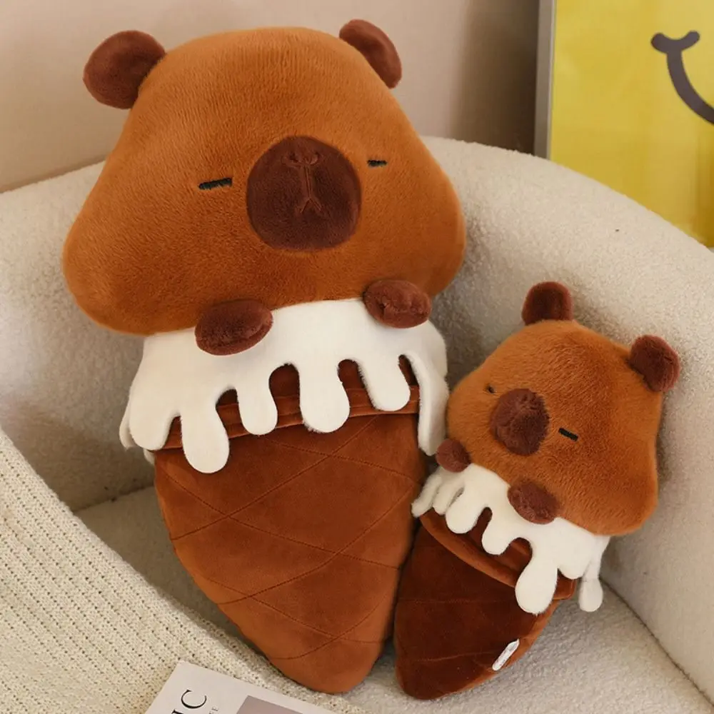 Peluche de mouton Capybara en coton PP, collection de jouets moelleux, dessin animé mignon, crème glacée, beurre, décoration d'intérieur