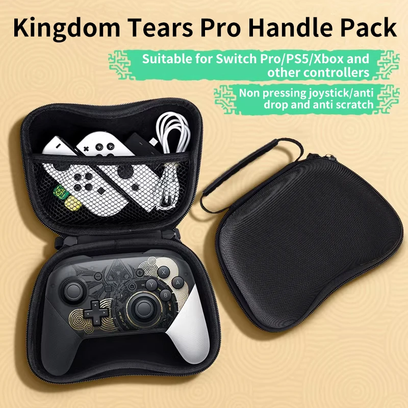 Portable Storage Handle Bags For PS5 PS4 PS3/Xbox Series Gamepad EVA Protective Carry Case For Nintendo Switch Pro Accessories