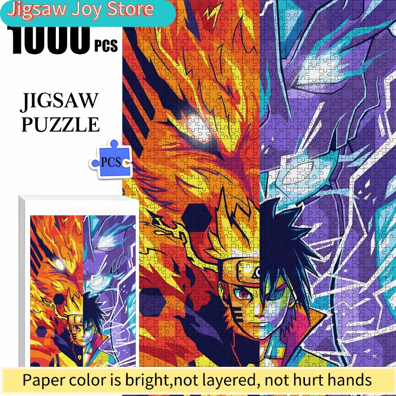 

Boxed Paper Jigsaw Puzzle - "Handsome Anime Character" Art Theme - Size: - A Colorful Feast for Family Leisure and Entertainm