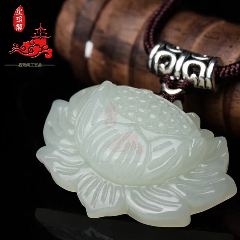 

Hetian Pendant Carving Early Birth Of A Child White Jade