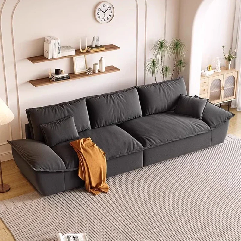 

L Shaped Sofa Corner Bed Single Nordic Furniture Lazy Bedroom Home Convertible Floor Couch Individual Sleeper Comfortable Lounge