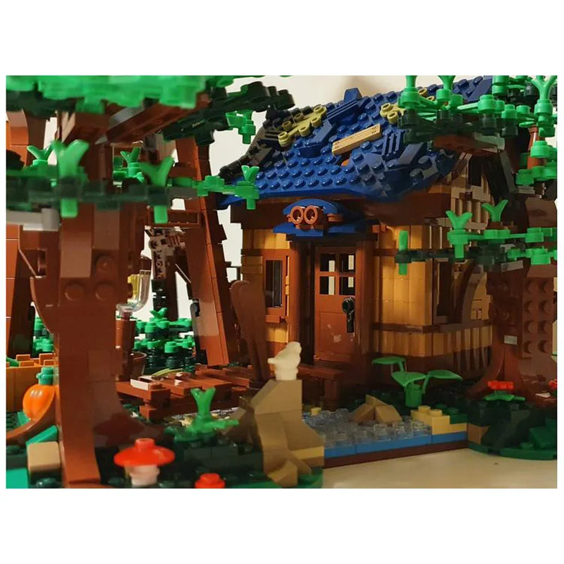 Classic MOC-91343 Forest Observatory 21318-Alternative Version of Tree House Forest 1951PCS Assembly Parts Kids Toy DIY Gifts