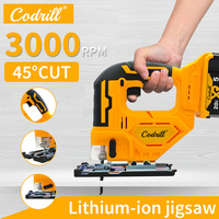 Brushless Jigsaw 3000RPM Electric Jig with Saw Blade 20V Cordless Barrel Handle Jigsaw Power Tool For Dewalt Battery PIN