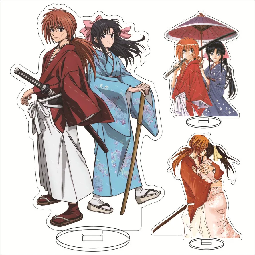 

Rurouni Kenshin Anime Acrylic Stand Model Plate Decoration Desk Figure Display Friends Girls Gift Cartoon Peripheral Products