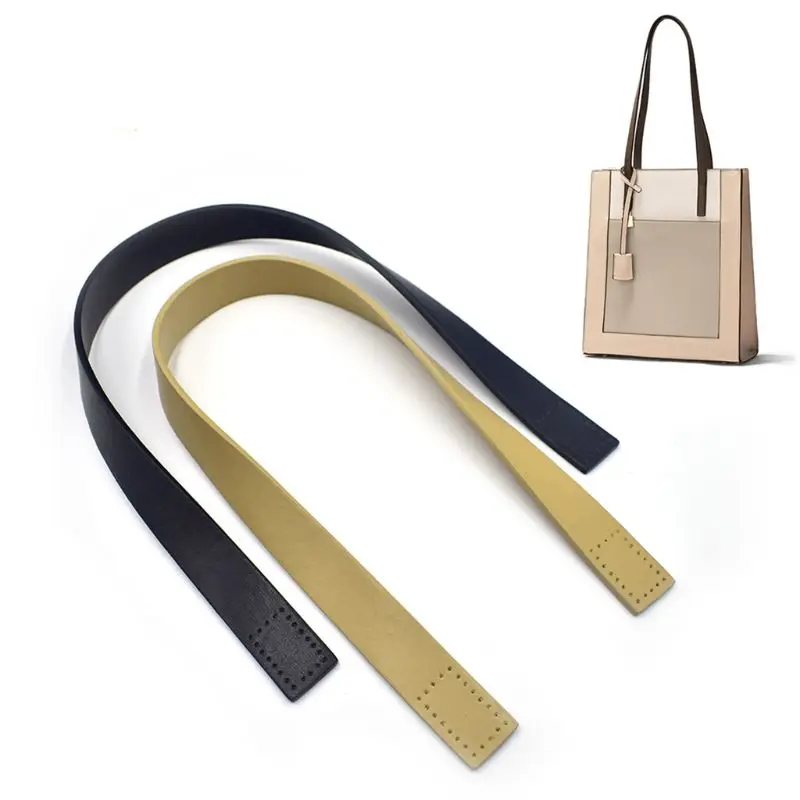 PU Leather Handbag Shoulder Handle Strap Long Shoulder Straps for DIY Handmade Woven Bag Accessories