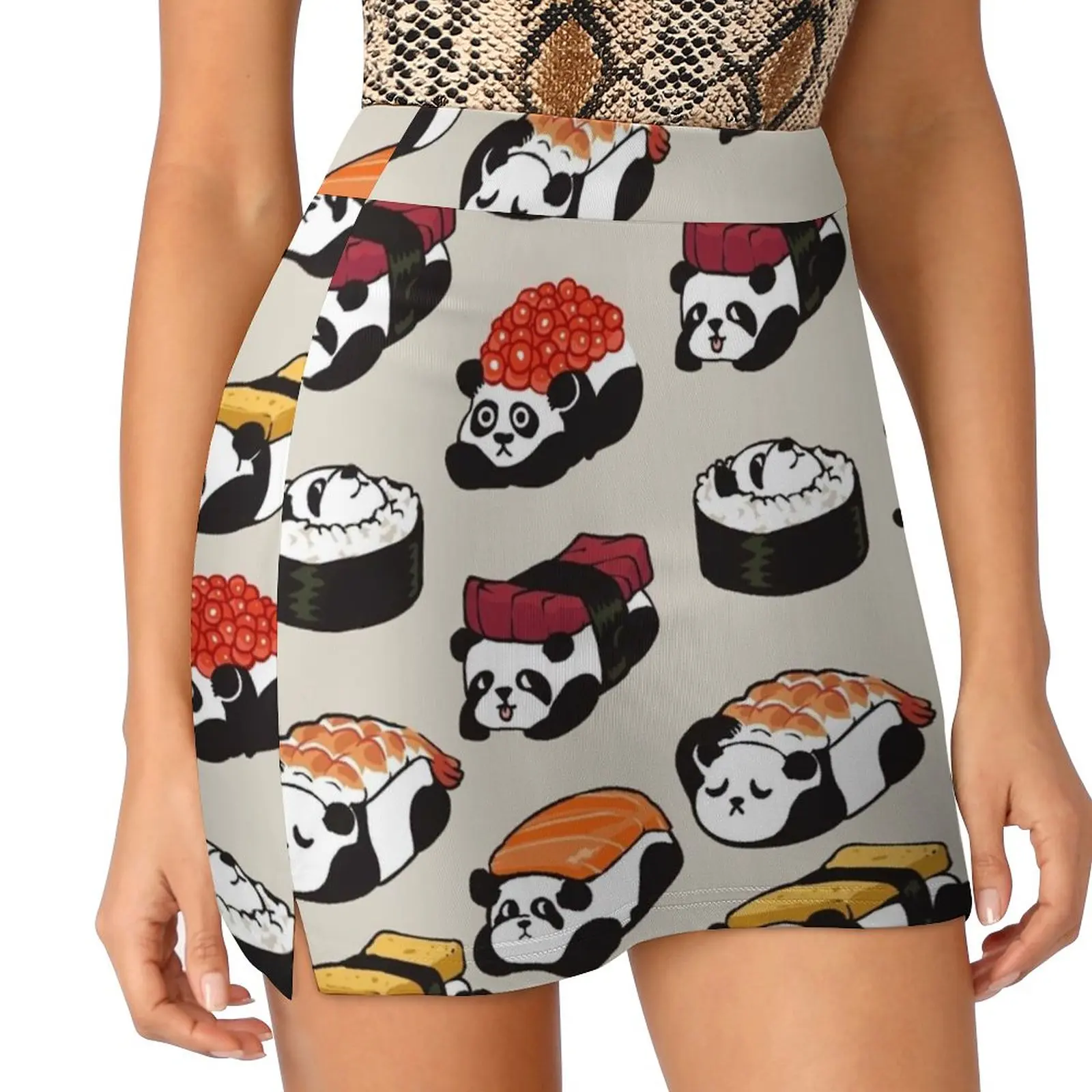 Sushi Panda Skirts Woman Fashion 2022 Pant Skirt Mini Skirts Office Short Skirt Panda Sushi