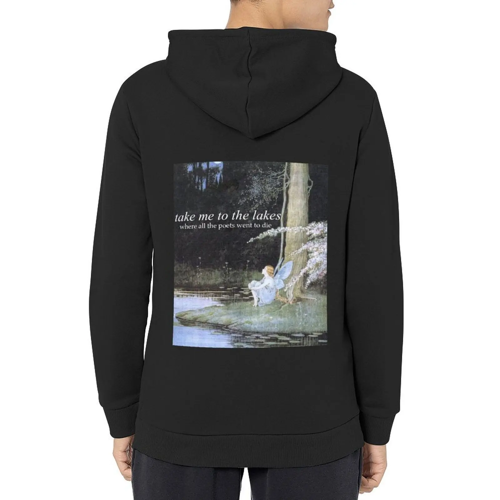 

The lakes Hoodie winter clothes korean autumn clothes autumn clothes male hoodie streetwear
