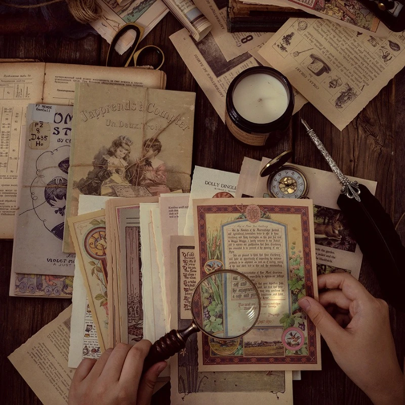 10 Pcs/Pack Antique Picture Bo - Art Craft Books 评论和价格