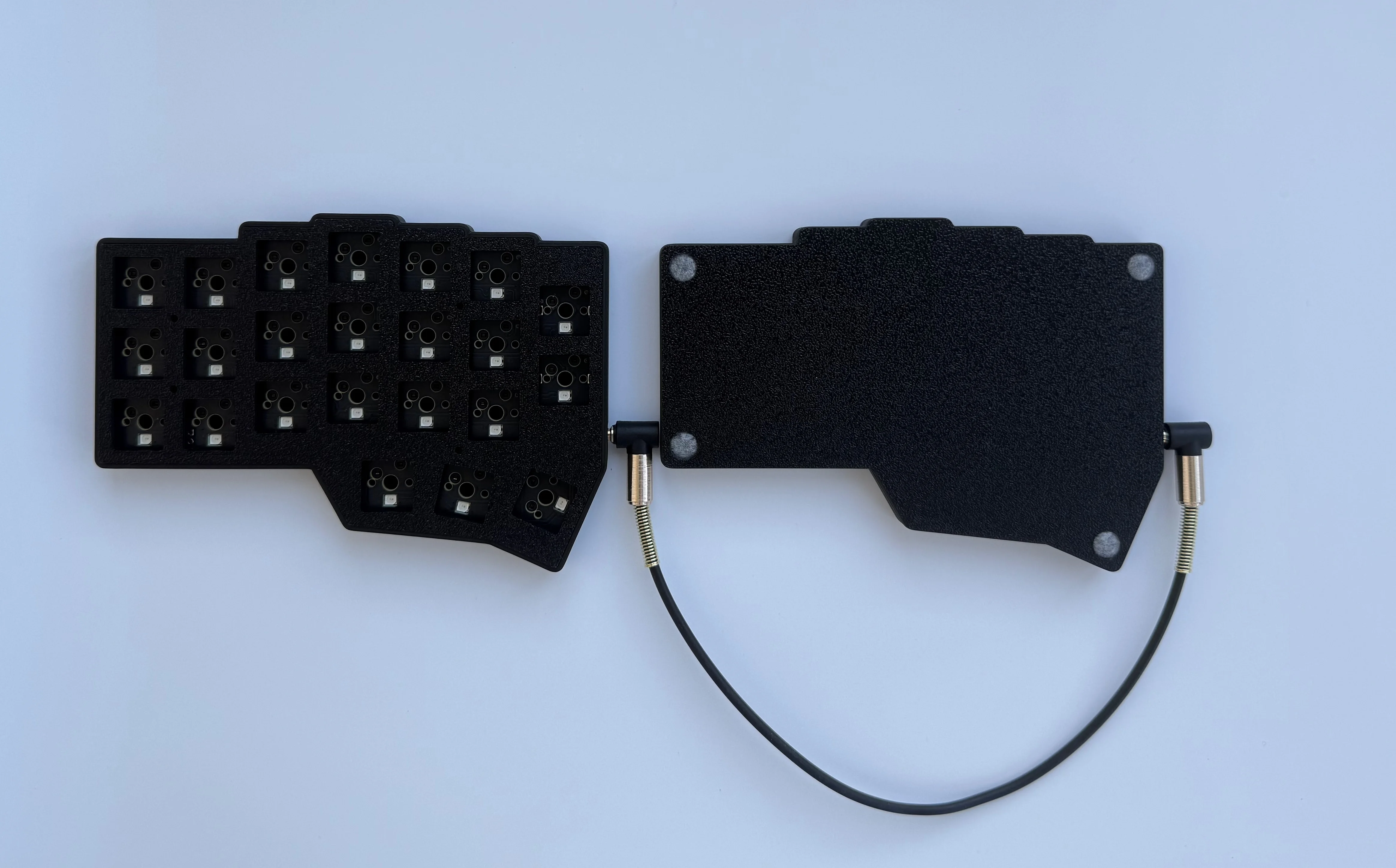 Corne crkbd v4.1 teclado dividido com fio rgb hot swap suporte personalizado qmk/voie corne v4.1 kit de teclado dividido para acessórios de pc presentes