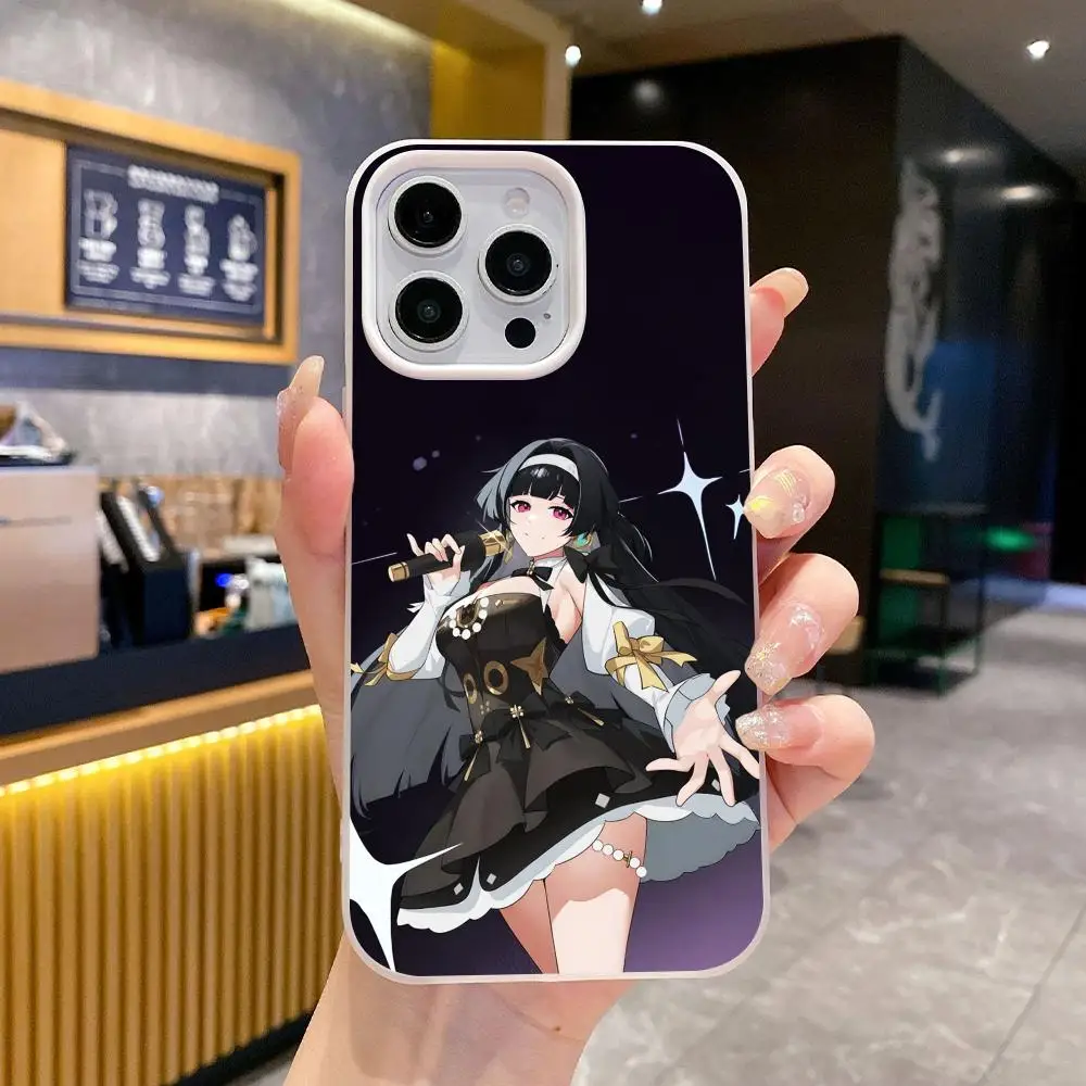 

ZZZ Astra Yao Phone Case for iPhone 17 16 15 14 13 12 11 Air Pro Max Plus Jelly Double layer White Cover