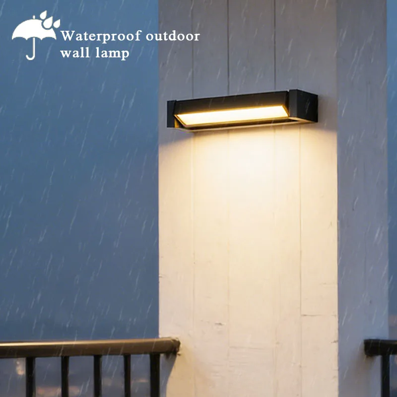 

Outdoor Wall Light LED 350Adjustable Angle Waterproof Wall Lamp minimalist Home Balcony Path Porch Garden landscape lights