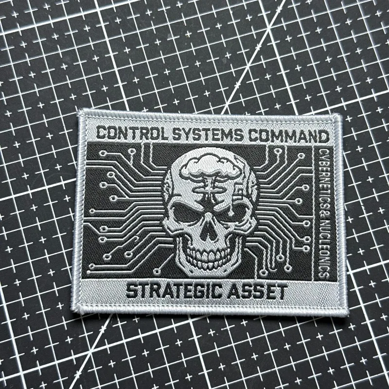 Skull Tactical Patch Embroidery Hook & Loop Morale Badge Patches for Backpacks Helmets Tactical Vests Etc