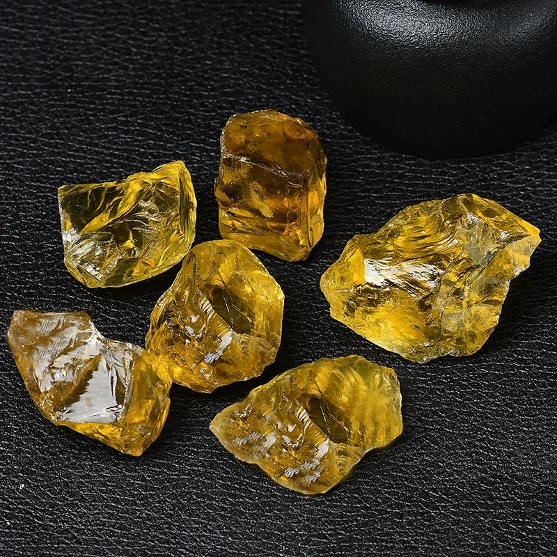 100% Natural Citrine Crystal Rough Stone Healing High Quality Yellow Crystal Stones Minerals Specimen Home Decoration